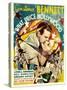 What Price Hollywood?, Neil Hamilton, Constance Bennett on Window Card, 1932-null-Stretched Canvas