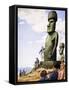 What Really Happened? Idols of Easter Island-Pat Nicolle-Framed Stretched Canvas