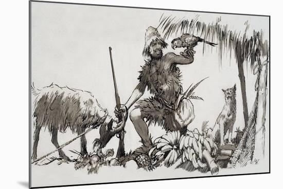 What Really Happened: the Real Robinson Crusoe, 1964-John Millar Watt-Mounted Giclee Print