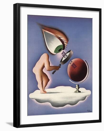 What's New Poster-Jean Carlu-Framed Giclee Print