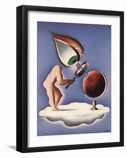 What's New Poster-Jean Carlu-Framed Giclee Print