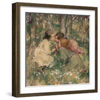 'What's O'Clock?', c1904-Edward Atkinson Hornel-Framed Giclee Print