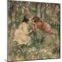 'What's O'Clock?', c1904-Edward Atkinson Hornel-Mounted Giclee Print