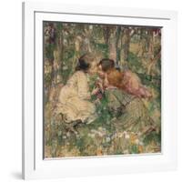 'What's O'Clock?', c1904-Edward Atkinson Hornel-Framed Giclee Print