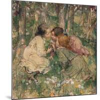 'What's O'Clock?', c1904-Edward Atkinson Hornel-Mounted Giclee Print