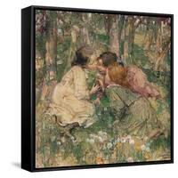 'What's O'Clock?', c1904-Edward Atkinson Hornel-Framed Stretched Canvas