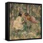 'What's O'Clock?', c1904-Edward Atkinson Hornel-Framed Stretched Canvas