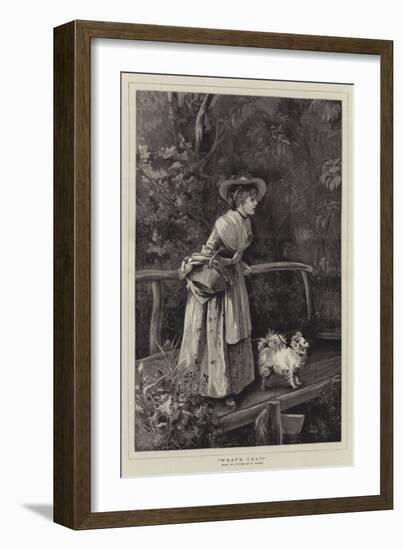 What's That?-Henry Woods-Framed Giclee Print