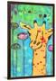 What's Up Giraffe-Jennifer McCully-Framed Giclee Print