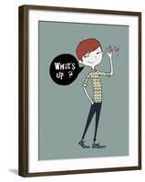 What's up?-Laure Girardin-Vissian-Framed Giclee Print