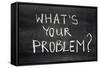 What's Your Problem-Yury Zap-Framed Stretched Canvas