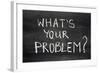 What's Your Problem-Yury Zap-Framed Photographic Print