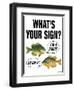 What's Your Sign-Mark Frost-Framed Giclee Print