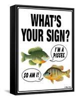 What's Your Sign-Mark Frost-Framed Stretched Canvas