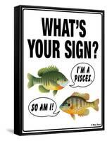 What's Your Sign-Mark Frost-Framed Stretched Canvas