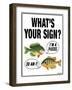 What's Your Sign-Mark Frost-Framed Giclee Print