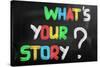 What's Your Story Concept-Krasimira Nevenova-Stretched Canvas