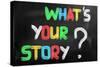 What's Your Story Concept-Krasimira Nevenova-Stretched Canvas