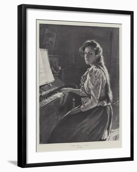 What Shall I Play?-null-Framed Giclee Print