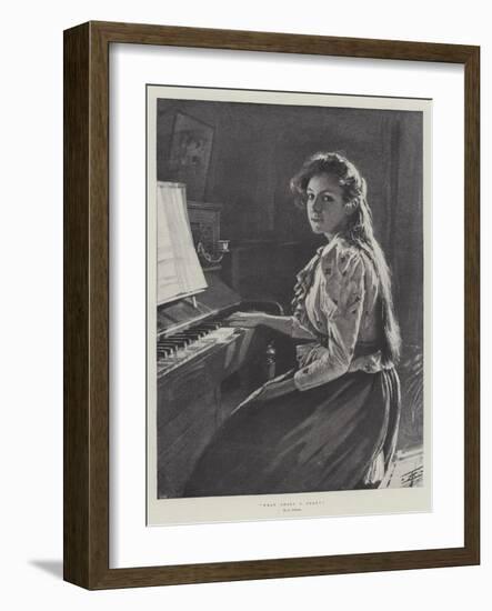 What Shall I Play?-null-Framed Giclee Print
