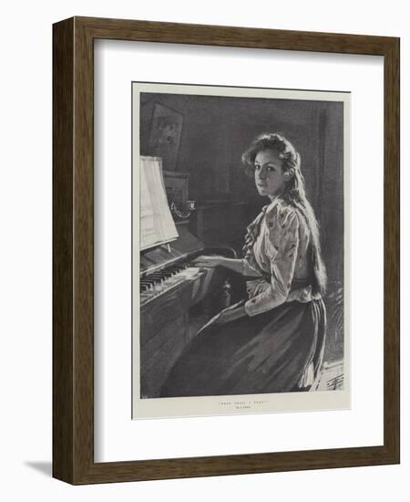 What Shall I Play?-null-Framed Giclee Print