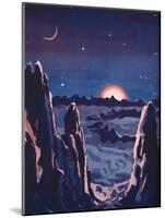 'What Sunrise on the Moon Must Be Like', 1935-Unknown-Mounted Giclee Print