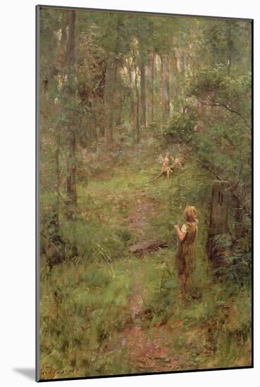 What the Little Girl Saw in the Bush, 1904-Frederick McCubbin-Mounted Giclee Print