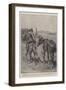 What the War Has Done to Our Cavalry Horses, a Trooper Leading His Worn-Out Charger-John Charlton-Framed Giclee Print