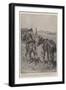 What the War Has Done to Our Cavalry Horses, a Trooper Leading His Worn-Out Charger-John Charlton-Framed Giclee Print