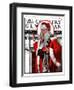 "What to Put in That Tiny Stocking?," Country Gentleman Cover, December 27, 1924-Elbert Mcgran Jackson-Framed Giclee Print