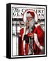 "What to Put in That Tiny Stocking?," Country Gentleman Cover, December 27, 1924-Elbert Mcgran Jackson-Framed Stretched Canvas