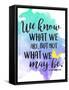 What We Are-Jace Grey-Framed Stretched Canvas