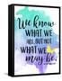 What We Are-Jace Grey-Framed Stretched Canvas