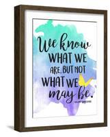 What We Are-Jace Grey-Framed Art Print