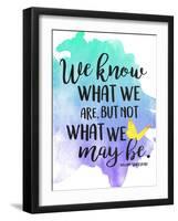 What We Are-Jace Grey-Framed Art Print