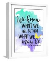 What We Are-Jace Grey-Framed Art Print