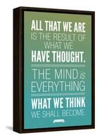 What We Think We Shall Become Buddha-null-Framed Stretched Canvas
