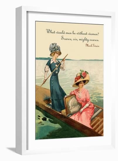 What Would Me Be Without Women?-null-Framed Art Print
