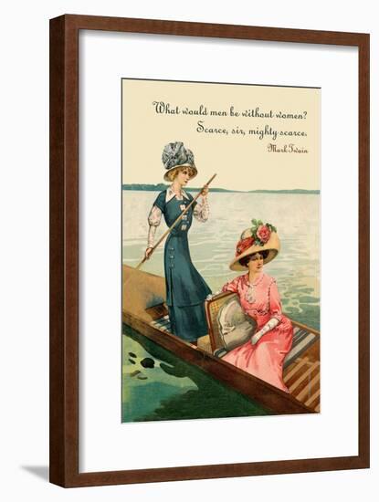 What Would Me Be Without Women?-null-Framed Art Print