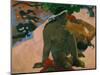 What, You are Jealous?-Paul Gauguin-Mounted Giclee Print