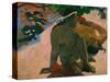 What, You are Jealous?-Paul Gauguin-Stretched Canvas