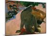 What, You are Jealous?-Paul Gauguin-Mounted Giclee Print