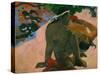 What, You are Jealous?-Paul Gauguin-Stretched Canvas