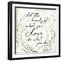 What You Love-Jace Grey-Framed Art Print