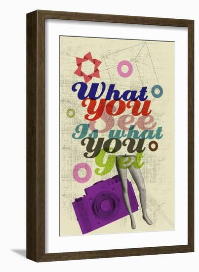 What You See Is What You Get-Elo Marc-Framed Giclee Print