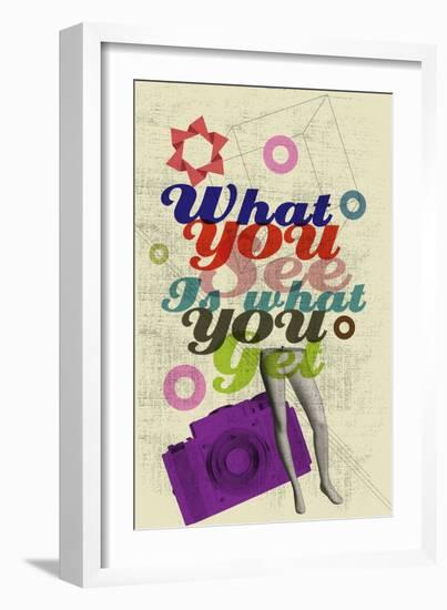 What You See Is What You Get-Elo Marc-Framed Giclee Print