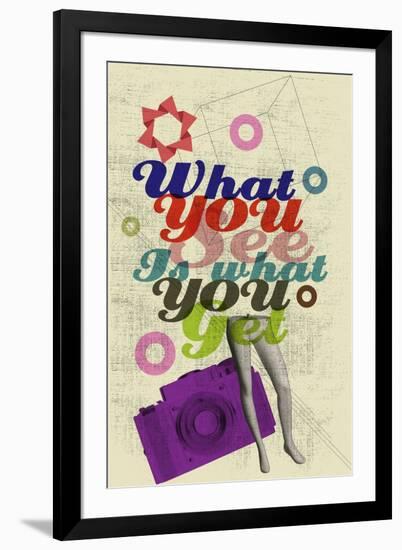 What You See Is What You Get-Elo Marc-Framed Giclee Print