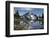 Whatcom Peak reflected in Tapto Lake, North Cascades National Park-Alan Majchrowicz-Framed Photographic Print