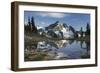 Whatcom Peak reflected in Tapto Lake, North Cascades National Park-Alan Majchrowicz-Framed Photographic Print