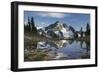 Whatcom Peak reflected in Tapto Lake, North Cascades National Park-Alan Majchrowicz-Framed Photographic Print